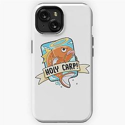 Nerdecrafter Merch Nerde Crafter Holy Carp iPhone Tough Case