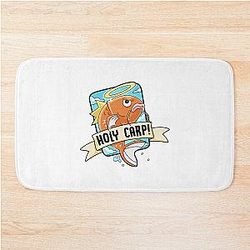 Nerdecrafter Merch HOLY CARP Bath Mat