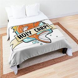 Nerdecrafter Merch HOLY CARP Comforter