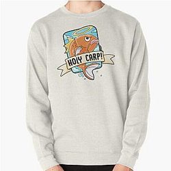Nerdecrafter Merch Nerde Crafter Holy Carp Pullover Sweatshirt