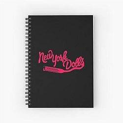 The New York Dolls 70s The New York Dolls 70s Spiral Notebook