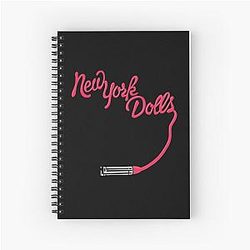 Private New York Dolls World Spiral Notebook