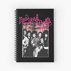 New York Dolls - k Graffiti Spiral Notebook