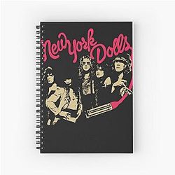 New York Dolls Spiral Notebook