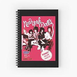 New York Dolls Spiral Notebook
