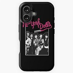New York Dolls - White iPhone Tough Case