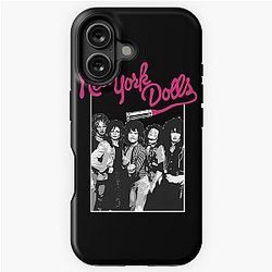 New York Dolls - White  iPhone Tough Case