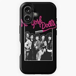 New York Dolls - White iPhone Tough Case