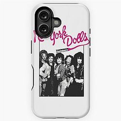 New York Dolls - Black iPhone Tough Case