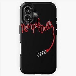New York Dolls Print Lipstick  iPhone Tough Case