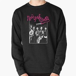 New York Dolls - White  Pullover Sweatshirt