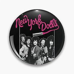 New York Dolls - White Pin