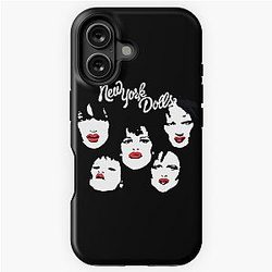 New York Dolls Classic Retro Faces Logo iPhone Tough Case