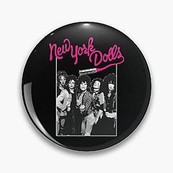 New York Dolls - White Pin