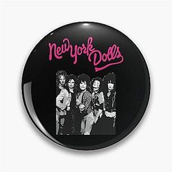 New York Dolls - Black  Pin