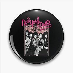 New York Dolls - k Graffiti Pin