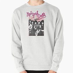 New York Dolls - Pink Graffiti Pullover Sweatshirt