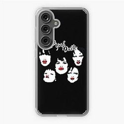 New York Dolls Classic Retro Faces Logo Samsung Galaxy Soft Case