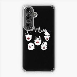 New York Dolls Classic Retro Faces Logo Samsung Galaxy Soft Case