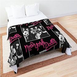 New York Dolls - White  Comforter