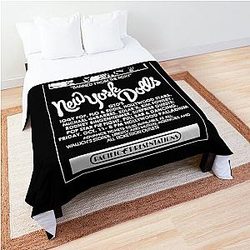 New York Dolls Show Poster  Comforter