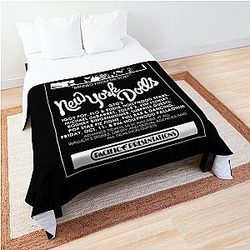 New York Dolls Show Poster Comforter