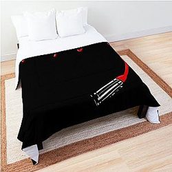 New York Dolls Print Lipstick  Comforter