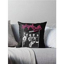 New York Dolls  Throw Pillow