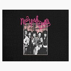 New York Dolls - Pink Graffiti T-Shirt Jigsaw Puzzle