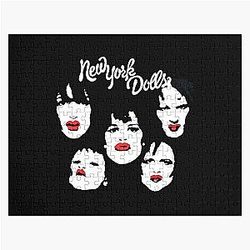 New York Dolls Classic Retro Faces Logo Jigsaw Puzzle