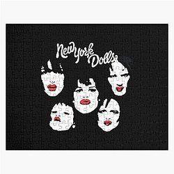New York Dolls Classic Retro Faces Logo Jigsaw Puzzle