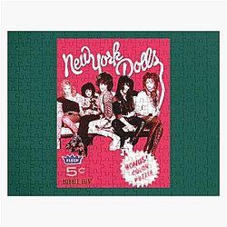 New York Dolls T-ShirtThe New York Dolls 5¢ Bubble Gum Pack (with Bonus Color Puzzle) T-Shirt-by offsetvinylfilm- Jigsaw Puzzle