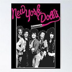 New York Dolls - White Poster