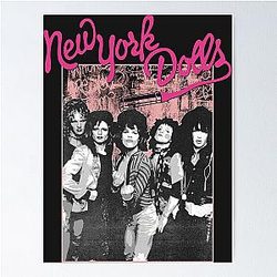 New York Dolls - Pink Graffiti Poster