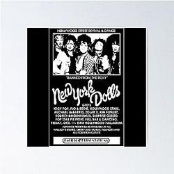 New York Dolls Show Poster  Poster
