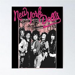 New York Dolls - k Graffiti Poster