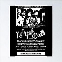 New York Dolls Show Poster Poster