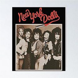 new york dolls retro 90s Poster
