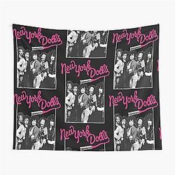 New York Dolls - White  Tapestry