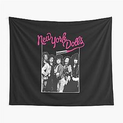 New York Dolls - White  Tapestry