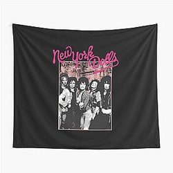 New York Dolls - Pink Graffiti T-Shirt Tapestry