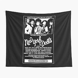 New York Dolls Show Poster  Tapestry