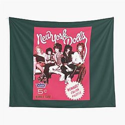 New York Dolls T-ShirtThe New York Dolls 5¢ Bubble Gum Pack (with Bonus Color Puzzle) T-Shirt-by offsetvinylfilm- Tapestry