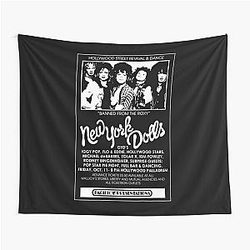 New York Dolls Show Poster Tapestry