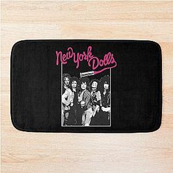 New York Dolls - White  Bath Mat