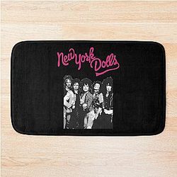 New York Dolls - Black  Bath Mat
