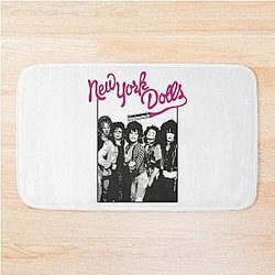 New York Dolls - Black Bath Mat