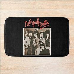 new york dolls retro 90s Bath Mat