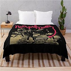 NYD New York Dolls Throw Blanket