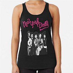 New York Dolls Racerback Tank Top